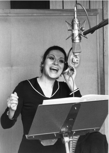 In the recording studio, 1974