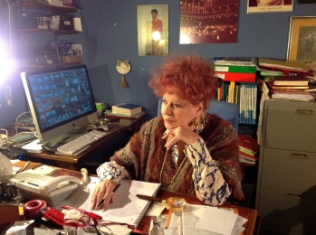 Katyna in her studio, Roma 2013